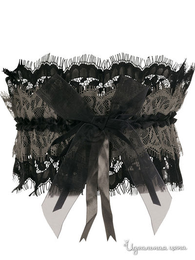 Подвязка Charmante, цвет цвет черный / капучино