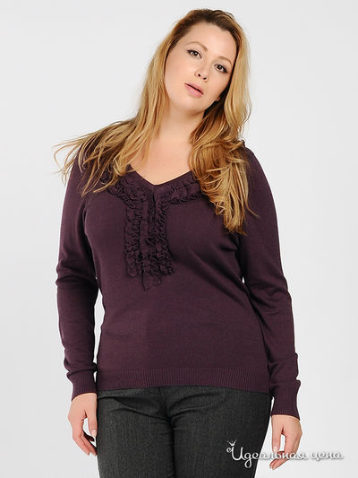 Джемпер Natura, цвет цвет ежевичный