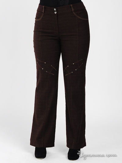 Брюки Natura, цвет цвет коричневый