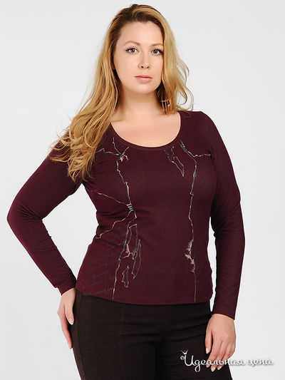 Лонгслив Natura, цвет цвет терракотовый