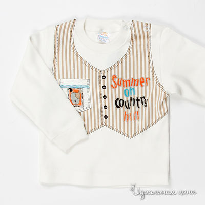 Толстовка Minice, цвет цвет молочный / коричневый