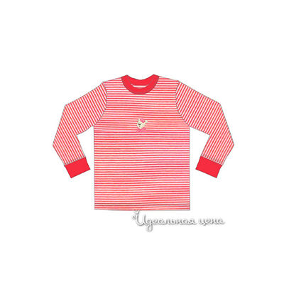 Лонгслив Gemelli Giocoso, цвет цвет красный / принт полоска