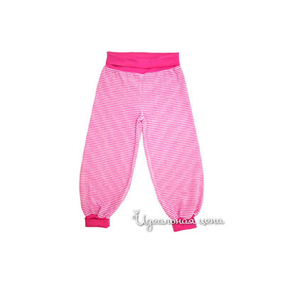 Брюки Gemelli Giocoso, цвет цвет розовый / принт полоска
