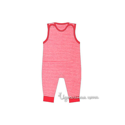 Полукомбинезон Gemelli Giocoso, цвет цвет красный / принт полоска