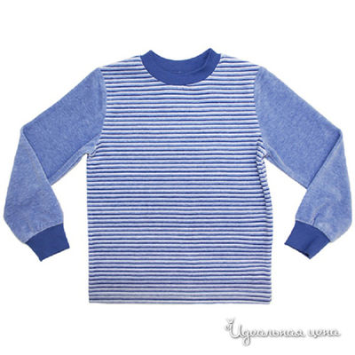 Лонгслив Gemelli Giocoso, цвет цвет синий меланж / принт полоска