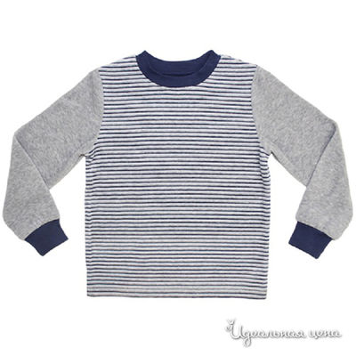Лонгслив Gemelli Giocoso, цвет цвет серый меланж / принт полоска
