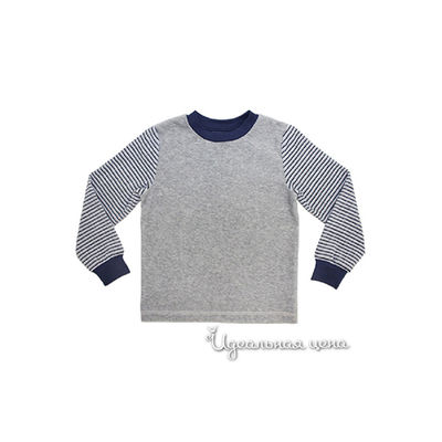 Лонгслив Gemelli Giocoso, цвет цвет серый меланж / принт полоска