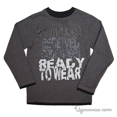 Джемпер DJ Kidswear, цвет цвет серый меланж / черный