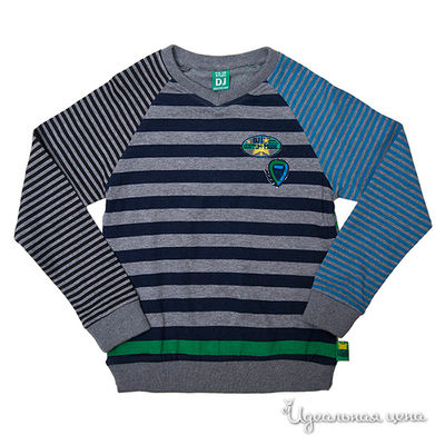 Джемпер DJ Kidswear, цвет цвет светло-серый / принт полоска