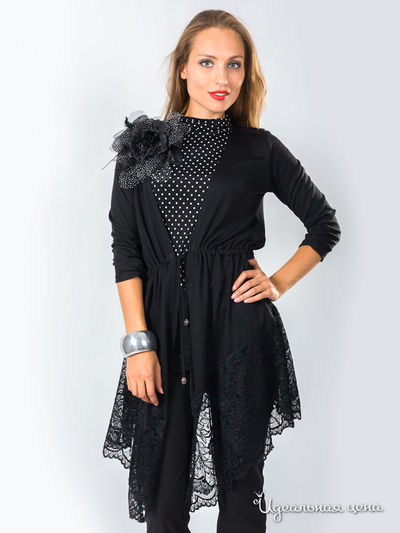 Блуза Wisell, цвет цвет черный