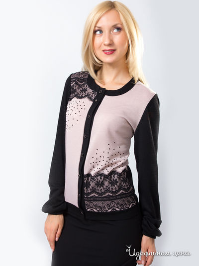 Блуза Wisell, цвет цвет черный / серый