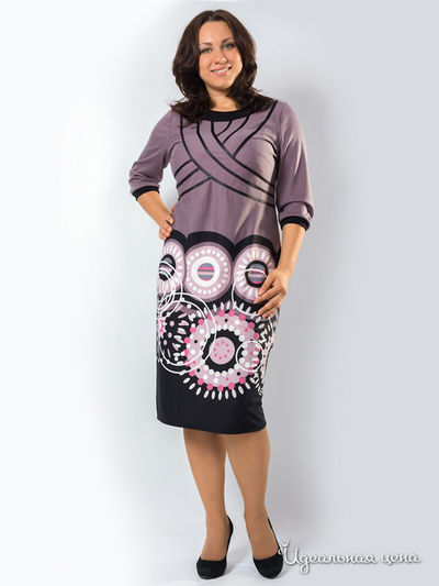 Платье Wisell, цвет цвет черный / фиолетовый