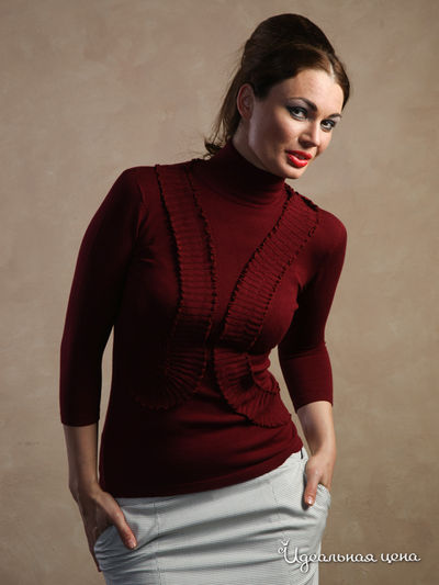 Джемпер Mono collection, цвет цвет красный