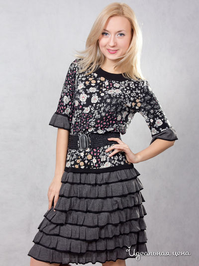 Платье Wisell, цвет цвет серый