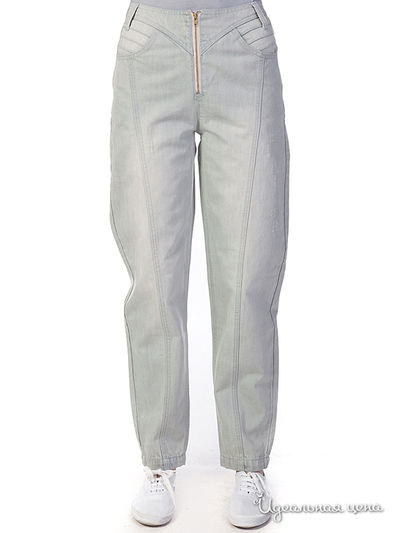 Брюки People, цвет цвет серо-синий