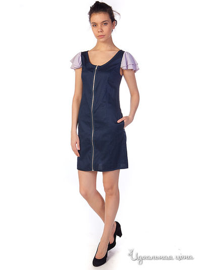 Платье People, цвет цвет темно-синий