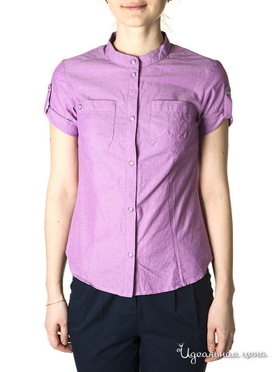 Блуза People, цвет цвет лиловый
