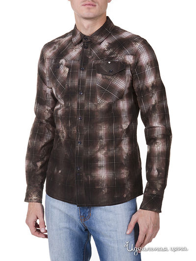 Рубашка People, цвет цвет коричневый