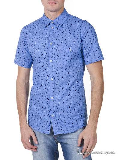 Рубашка People, цвет цвет голубой