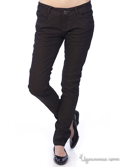 Брюки People, цвет цвет темно-коричневый