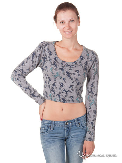 Джемпер People, цвет цвет серый