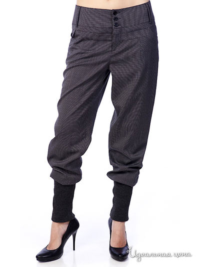 Брюки People, цвет цвет темно-серый