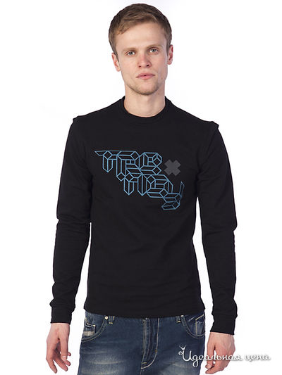 Лонгслив People, цвет цвет черный