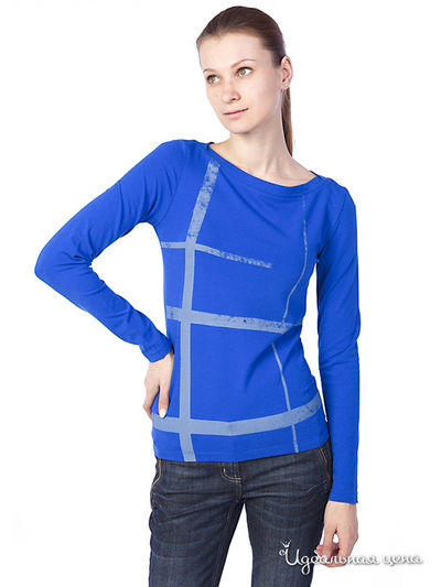 Лонгслив People, цвет цвет синий