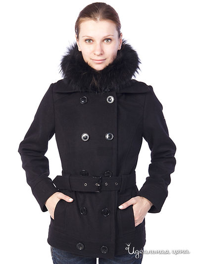 Пальто People, цвет цвет черный