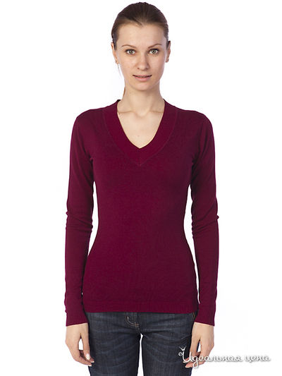 Пуловер People, цвет цвет ягодный