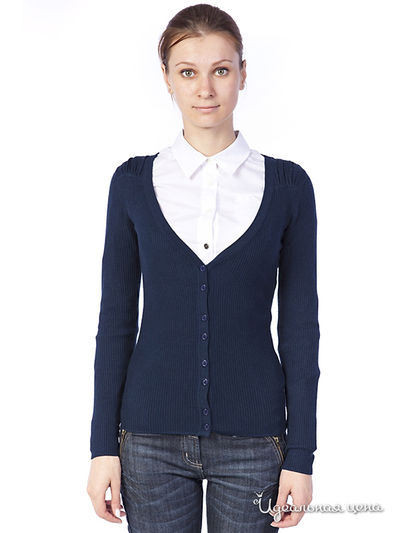 Кардиган People, цвет цвет синий