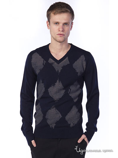 Пуловер People, цвет цвет темно-синий