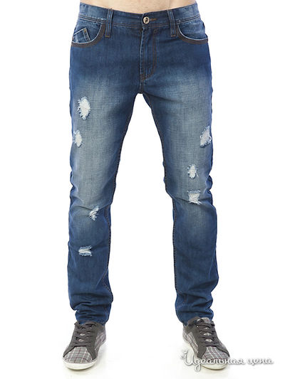 Брюки People, цвет цвет синий