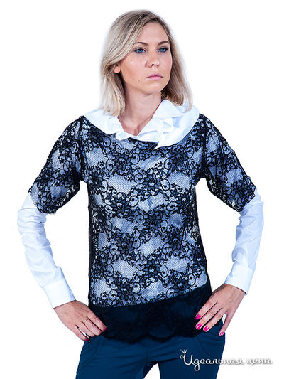 Блуза Anna Rita N, цвет цвет черный