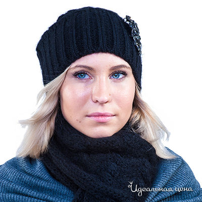 Шапка Anna Rita N, цвет цвет черный