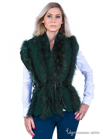 Жилет Anna Rita N, цвет цвет зеленый