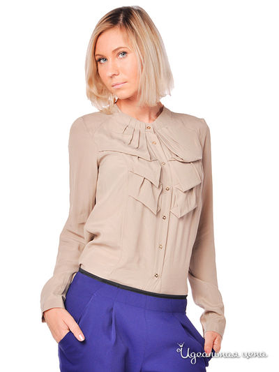 Блуза Atos Lombardini, цвет цвет пудровый