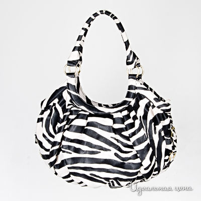 Сумка UNQ, цвет цвет черный / белый