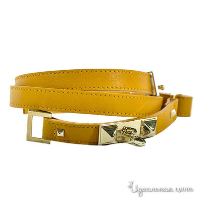 Ремень Atos Lombardini, цвет цвет горчичный
