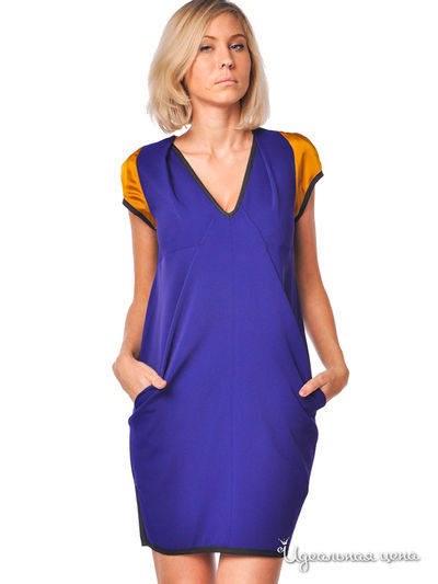 Платье Atos Lombardini, цвет цвет синий