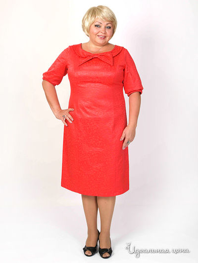 Платье Зар-Стиль, цвет цвет коралловый