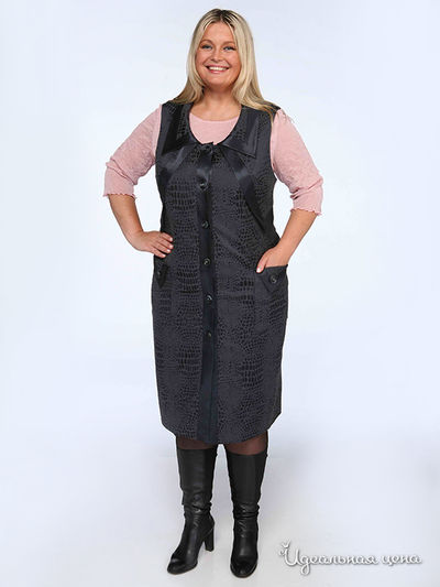 Сарафан Зар-Стиль, цвет цвет темно-синий