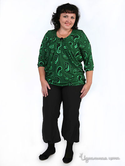 Блуза Зар-Стиль, цвет цвет зеленый