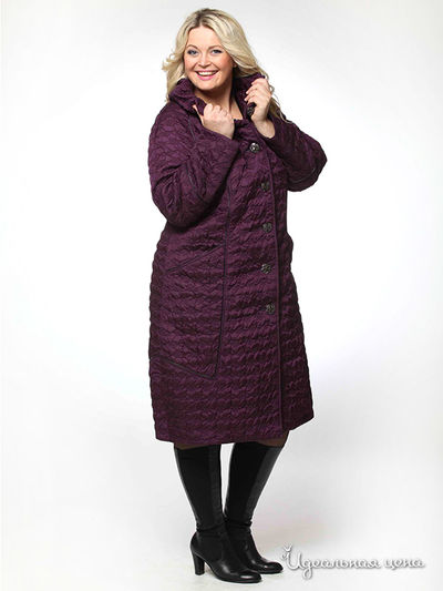 Пальто Зар-Стиль, цвет цвет фиолетовый