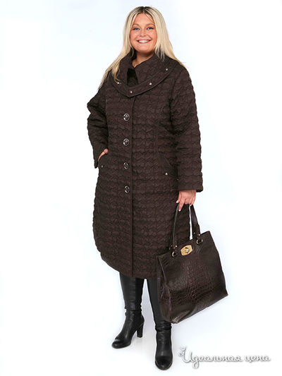Пальто Зар-Стиль, цвет цвет коричневый