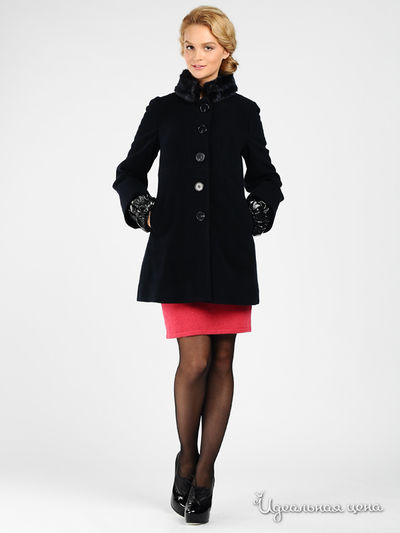 Пальто Les Fille, цвет цвет темно-синий