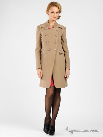 Пальто Christina Dea, цвет цвет бежевый