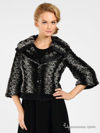 Жакет Christina Dea, цвет цвет черный / белый