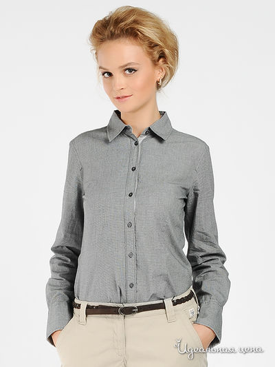 Рубашка Tom Tailor, цвет цвет черный / белый