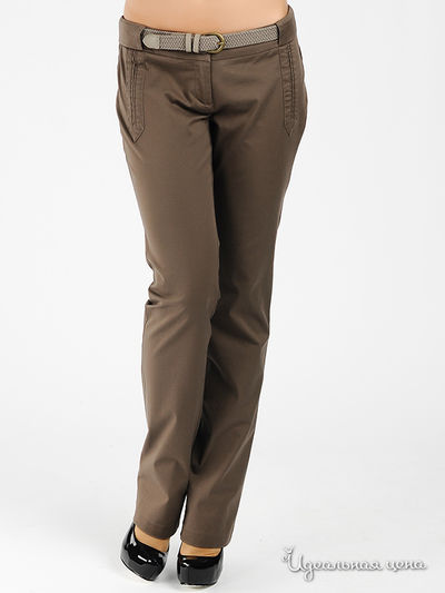 Брюки Tom Tailor, цвет цвет шоколадный